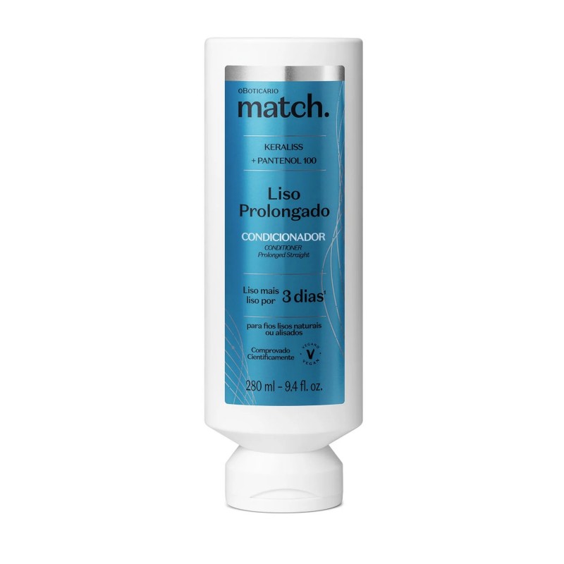 MATCH Acondicionador Liso Prolongado 280 ml