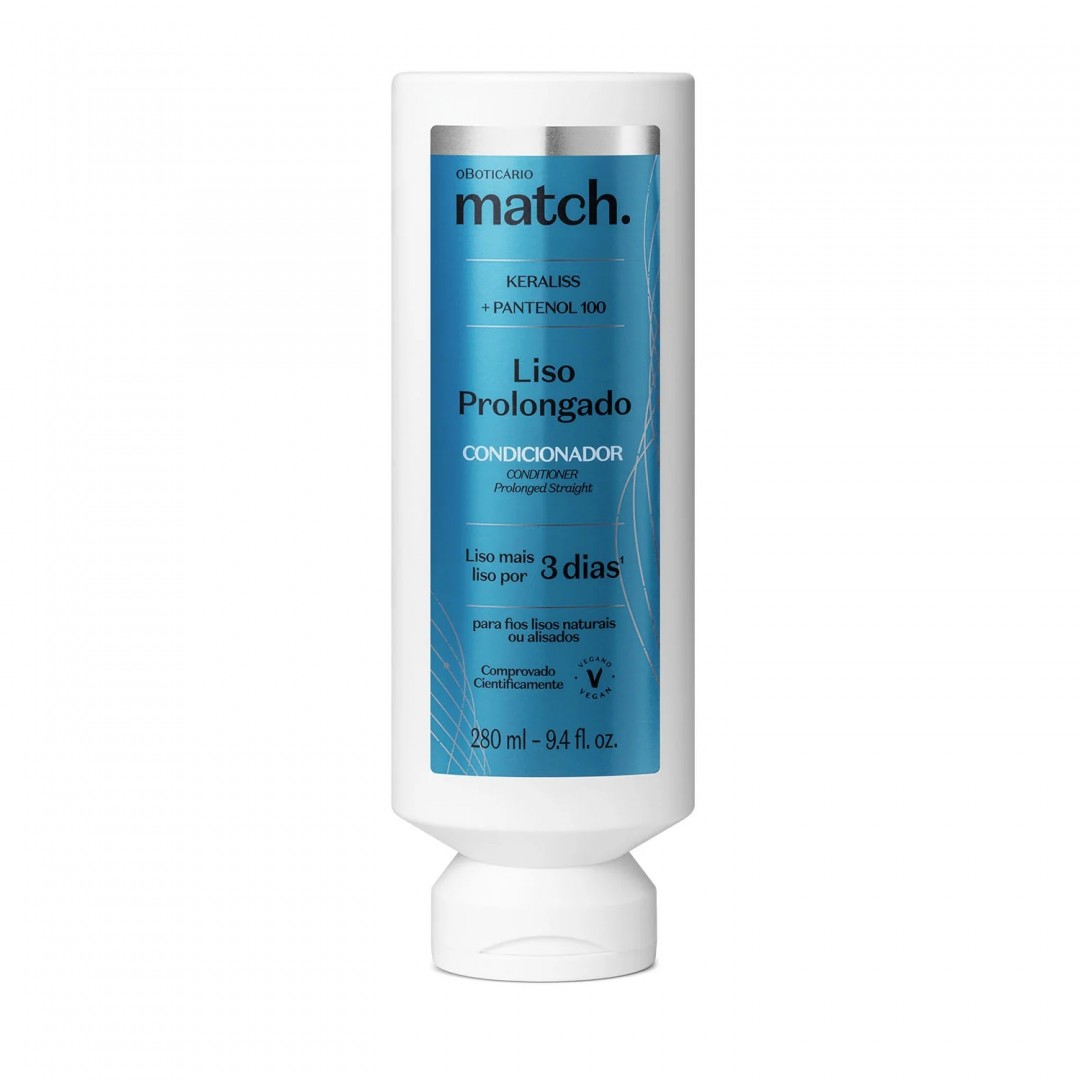 MATCH Acondicionador Liso Prolongado 280 ml