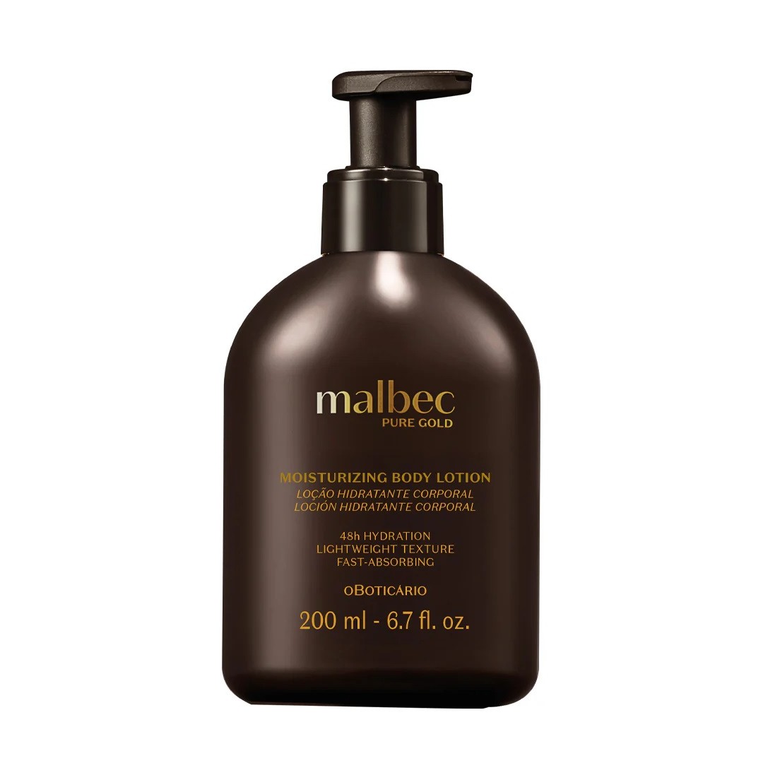 MALBEC Locion Hidratante Pure Gold 200ml