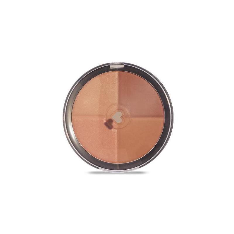 QDB Po Compacto Facial Multiefeitos Bronze 18 g