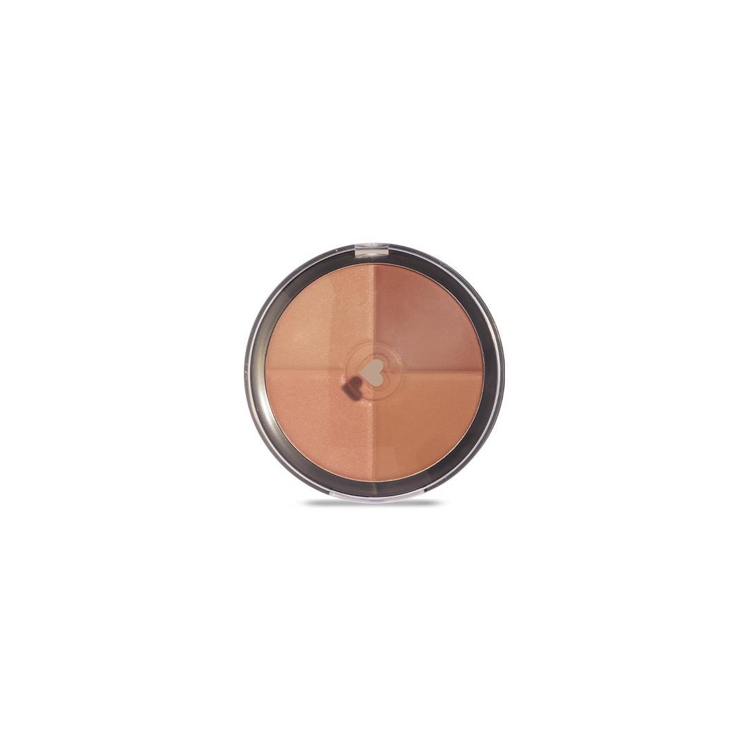 QDB Po Compacto Facial Multiefeitos Bronze 18 g