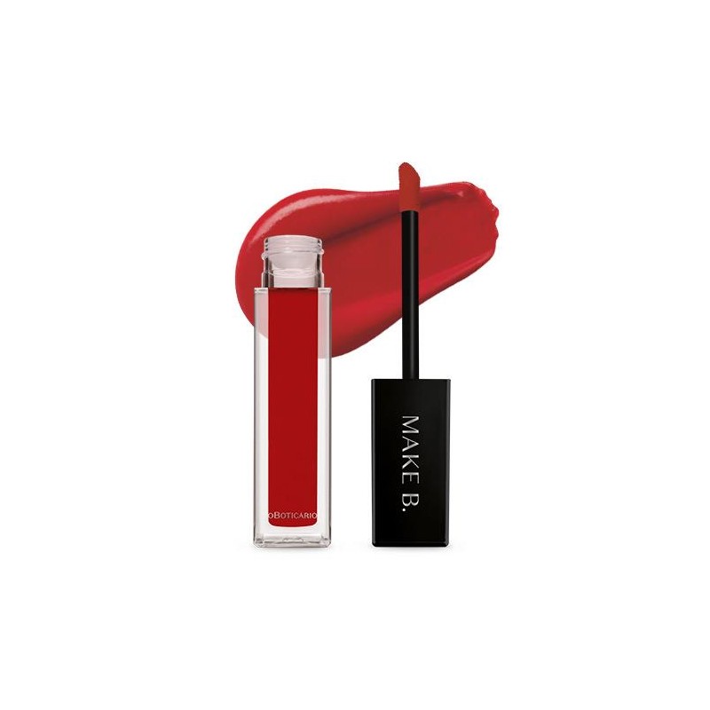 MAKE B Batom Liquido mate acido poliglut red boost
