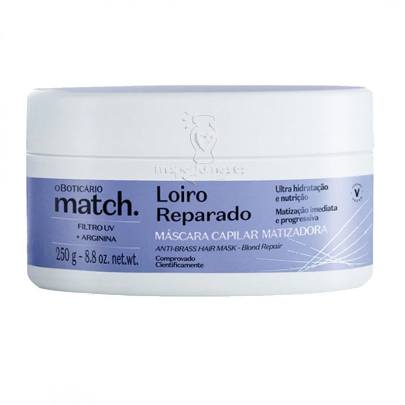 Match Máscara Matizadora Proteção Dos Loiros 250g