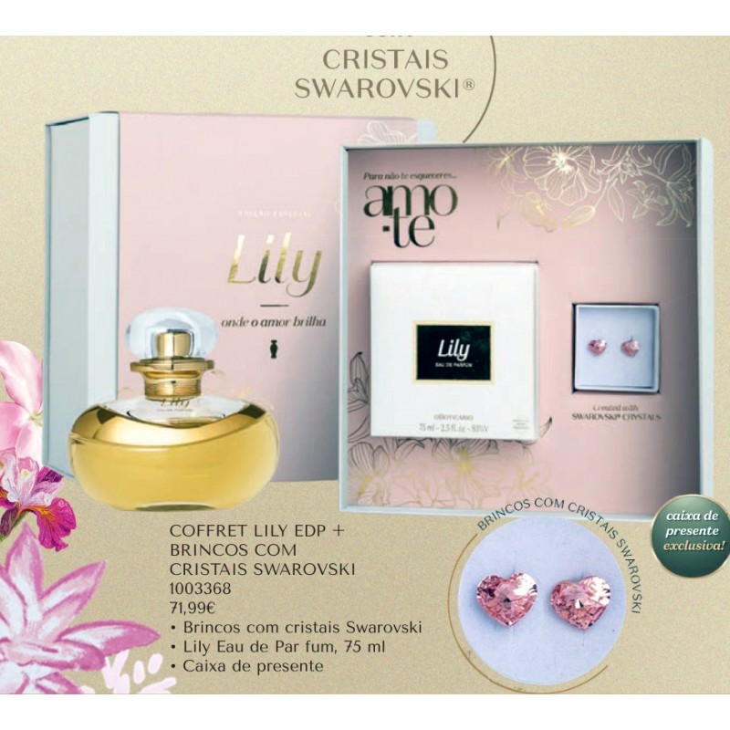 Lily Perfume + Pendientes Swarovsky
