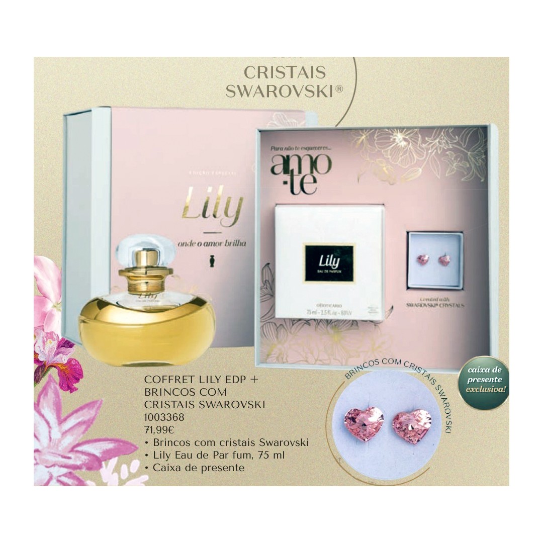 Lily Perfume + Pendientes Swarovsky