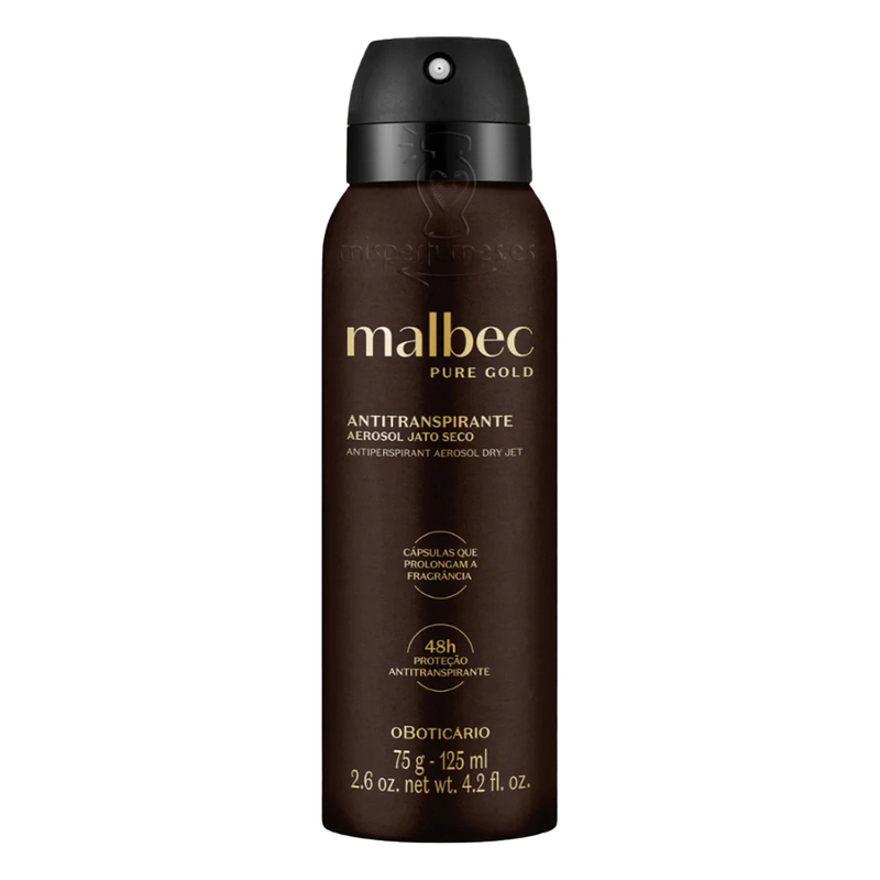 MALBEC Pure Gold desodorante 125 ml