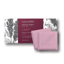 Nativa Black Plum Bar Jabones Kit SPA - 2 unidades de 90g cada una