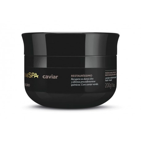 Nativa Spa Terapia Do Caviar Máscara Capilar Tratamento Reparação, 200G
