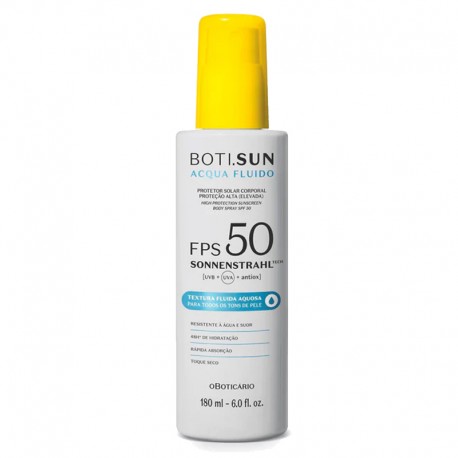 Boti Sun Acqua Fluido Protector Solar Corporal Spray FPS 50 180ml