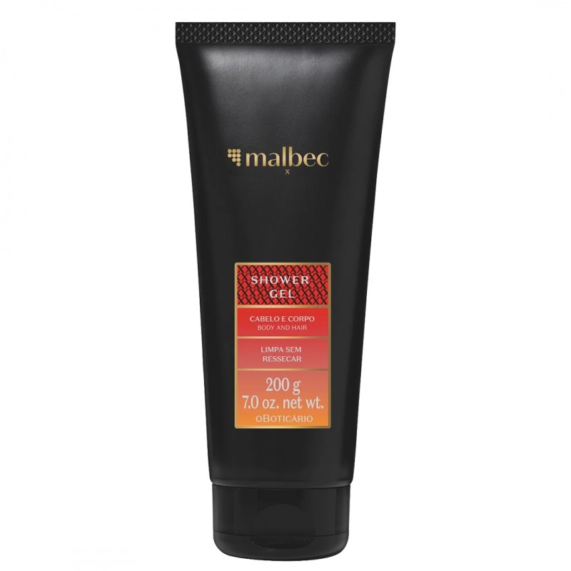 Gel de Baño Cabello y Cuerpo Malbec X 250 gr