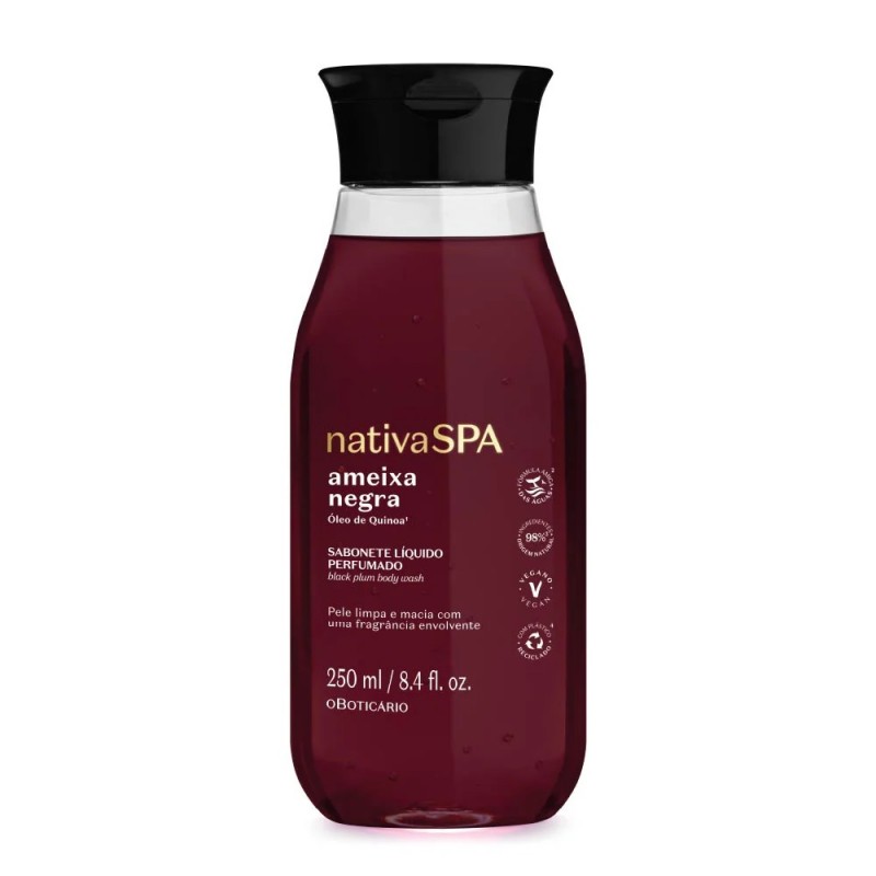 NSPA Ameixa Negra jabon liquido perfumado 250ml